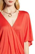 Thumbnail for your product : Halogen Faux Wrap Top