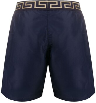 Versace Greca border swim shorts - ShopStyle