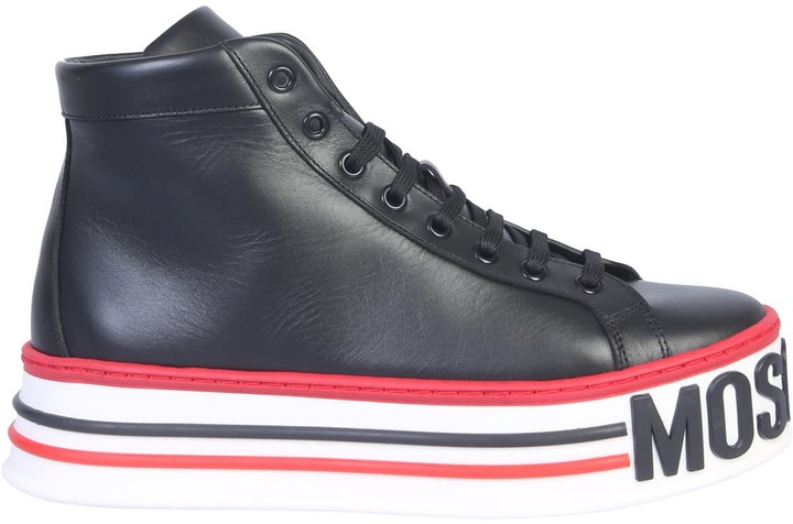 moschino platform sneakers