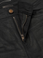 Thumbnail for your product : Saint Laurent Skinny-Fit 15cm Hem Coated-Denim Jeans