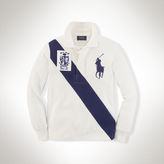 Thumbnail for your product : Ralph Lauren Banner-Striped Big Pony Polo