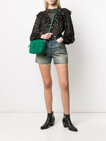 Thumbnail for your product : Saint Laurent High-Waisted Denim Shorts