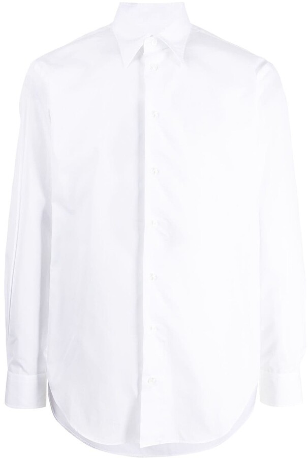 collared shirt no buttons