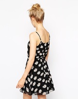 Thumbnail for your product : ASOS PETITE Daisy Print Cami Dress