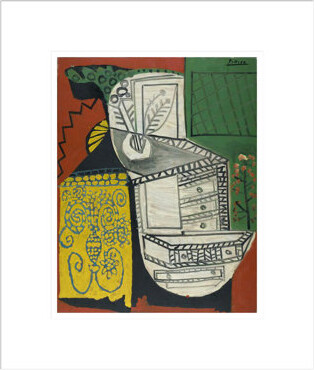 1000Museums The Chinese Chest of Drawers (La Commode Chinoise) by Pablo Picasso -Framed Giclee Print