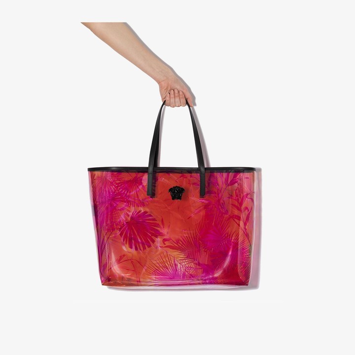 versace transparent bag