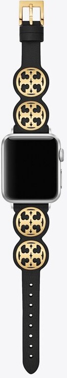 Tory Burch Miller Band for Apple Watch®, Black Leather, 42 MM – 44 MM -  ShopStyle