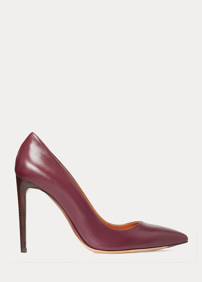 Ralph Lauren Celia Calfskin Pump ShopStyle