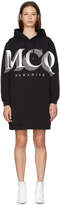 Thumbnail for your product : McQ Black Logo Oversized Hoodie Dress