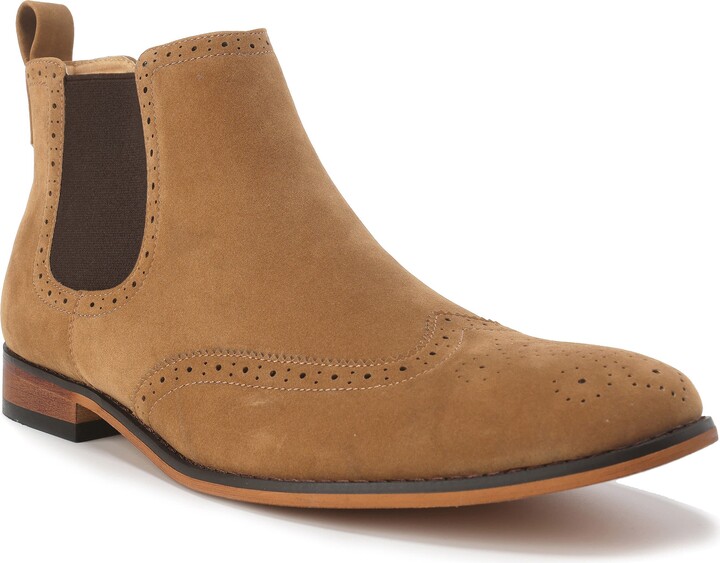 Gino Vitale Wingtip Chelsea Boot