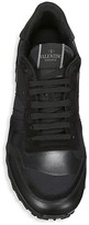 Thumbnail for your product : Valentino Garavani Noir Rockrunner Camouflage Sneakers
