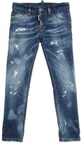 Thumbnail for your product : DSQUARED2 Destroyed Stretch Denim Jeans