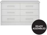 Thumbnail for your product : Consort Furniture Limited Liberty Ready Assembled 3 + 3 Drawer Chest