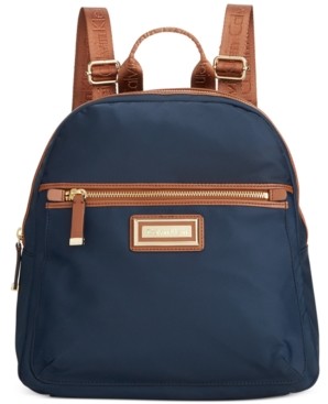 blue calvin klein backpack
