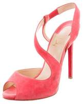 Thumbnail for your product : Christian Louboutin Viveka Suede Sandals
