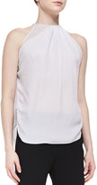 Thumbnail for your product : Halston Lace-Back High-Neck Top