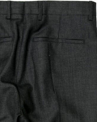 Prada Virgin Wool-Blend Pleated Pants