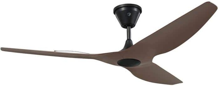 Big Ass Fans Haiku Coastal 60 in. Smart Outdoor Coastal Cocoa/Black Universal Mount W/ 10 in. Ext Tube Ceiling Fan Remote Plus App