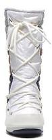 Thumbnail for your product : Moon Boot Women's We Quilted Lace-up Ankle Boots in White