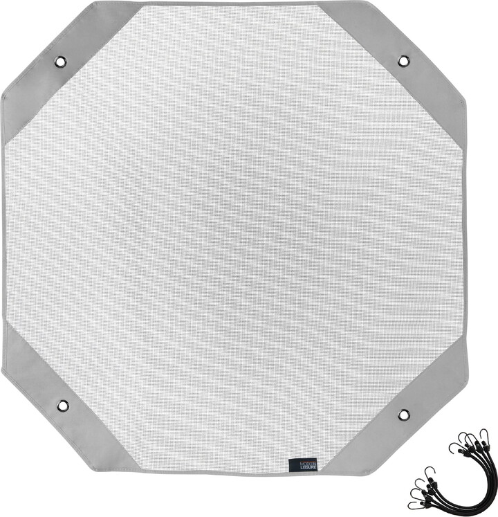 Modern Leisure Basics Universal Air Conditioner Cover, Mesh Topper, 36" Square, Light Gray