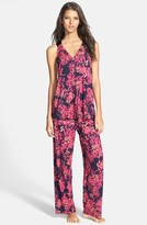 Thumbnail for your product : Midnight by Carole Hochman 'Luxurious' Satin Trim Pajamas