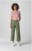 Thumbnail for your product : Whistles Stripe Relaxed Linen Tee
