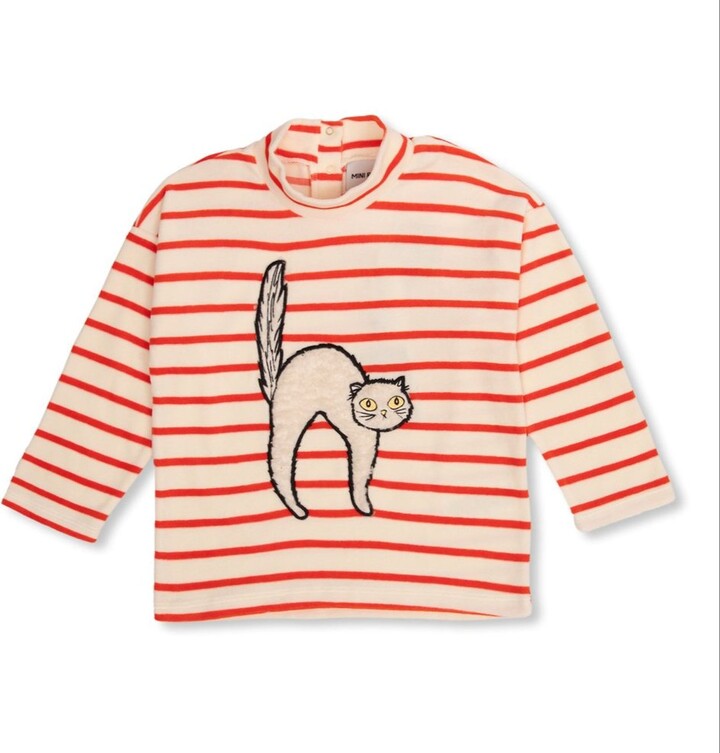 Mini Rodini Striped Crewneck T-Shirt