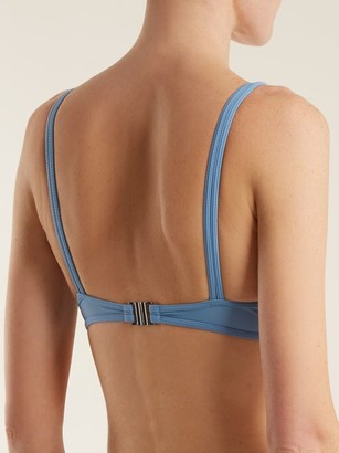 Ephemera - Classic Underwired Triangle Bikini Top - Blue