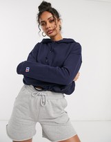 Thumbnail for your product : Russell Athletic pocket front hoodie in navy