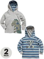 Thumbnail for your product : Ladybird Toddler Boys Character Hooded Tops (2 Pack) from 12 months to 7 years