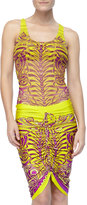 Thumbnail for your product : Jean Paul Gaultier Printed Drawstring Coverup Skirt