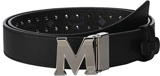 MCM Collection Reversible Belt (Black) Men's Belts