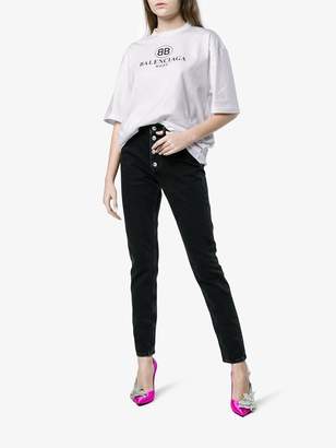 Balenciaga Mode logo oversized t shirt
