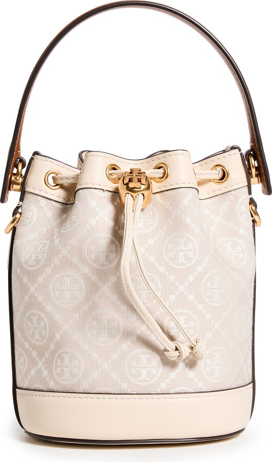 Tory Burch Mini T Monogram Bucket Bag