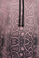 Thumbnail for your product : Koral Snake-print Woven Hoodie