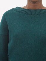 Thumbnail for your product : Alexander McQueen Dropped-shoulder Wool-blend Sweater