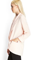 Thumbnail for your product : Forever 21 Relaxed Crepe Woven Blazer