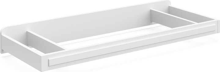 Stork Craft Storkcraft Universal Infant Wood Diaper Changing Topper, White