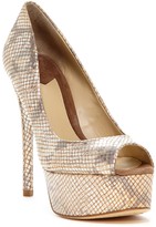 Thumbnail for your product : Brian Atwood Bambola Peep Toe Pump
