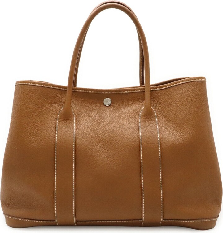 Hermes Camel Negonda Leather Handbag Tote Bag (Pre-Owned)
