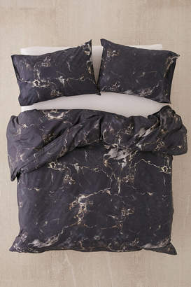 Urban Outfitters Midnight Marble Duvet Cover
