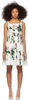 Thumbnail for your product : Dolce & Gabbana Multicolor Tropical Rose Print Dress