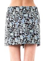 Thumbnail for your product : MSGM Floral-brocade wrap skirt