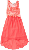 Thumbnail for your product : Mia Chica Sleeveless Hi-Lo Dress (Big Girls)