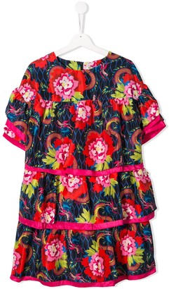 Kenzo Kids TEEN floral print dress