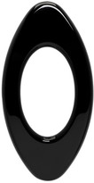 Balenciaga - Boucle d'oreille à clip noire Open Barrette