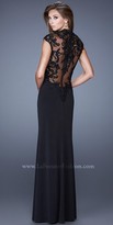 Thumbnail for your product : La Femme Mock Neck Prom Dresses