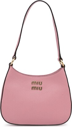 Pre-owned Miu Miu Light Green Vitello Lux Leather Small Bow