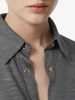 Thumbnail for your product : Burberry Panelled-sleeve Wool Shirt
