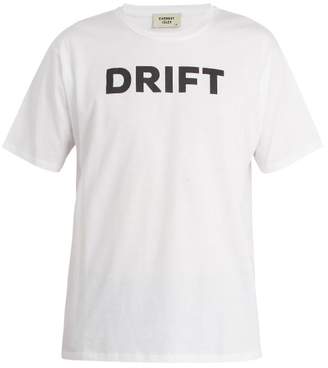 Everest Isles - Drift Print Cotton T Shirt - Mens - White